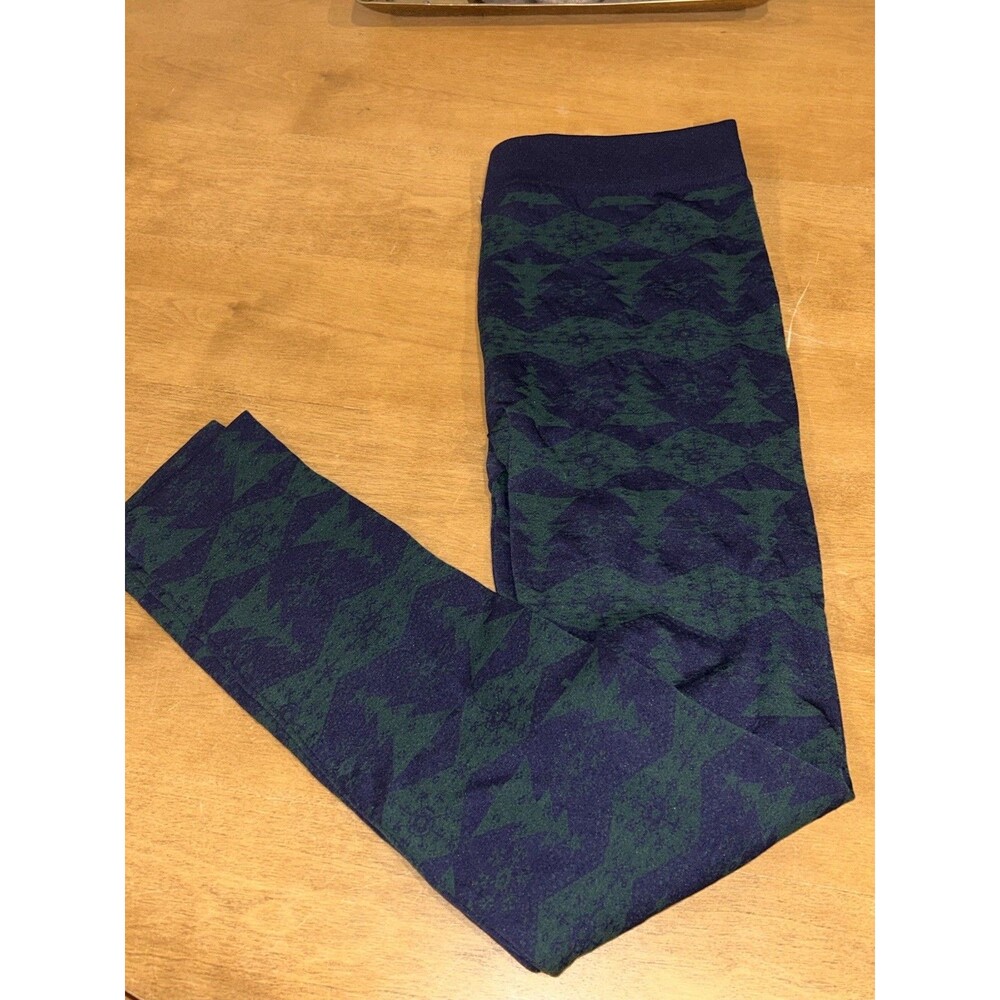 Faded Glory Cable Knit Ankle Leggings Women’s Polyester Spandex XL(16-18)